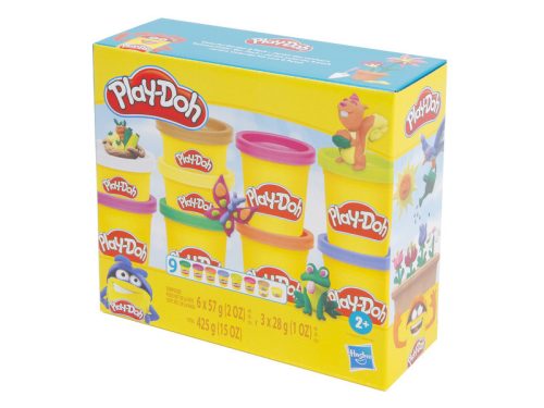 Play-doh 9 tégely színes gyurma csomag