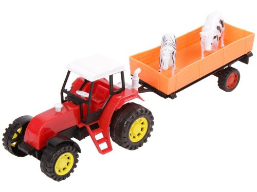 Lendkerekes traktor állatszállító utánfutóval - 30 cm