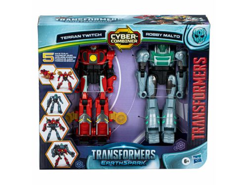 Transformers Earthspark Cyber-combiner Terran Fricska és Robby Malto