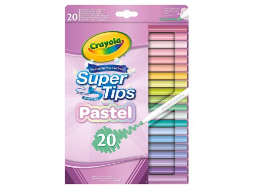 Crayola Supertips mosh. filc pasztell 20db