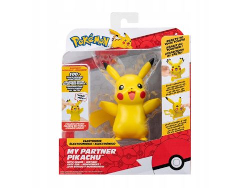 Pokémon Deluxe 11 cm-es Pikachu interaktív figura