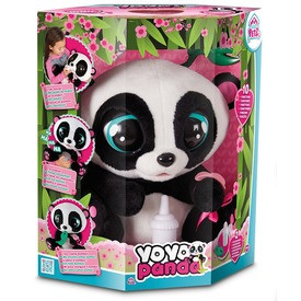 Yoyo panda interaktív plüssfigura - 40 cm