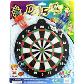 Mágneses darts tábla készlet - 29 cm