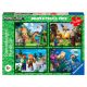 Ravensburger Puzzle 4x100 db - Minecraft