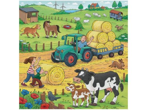 Ravensburger: Puzzle 3x49 db - Élet a farmon