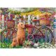 Ravensburger: Puzzle 500 db - Kutyusok a kertben