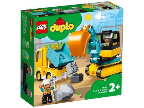 LEGO® DUPLO TOWN Teherautó és lánctalpas exkavátor 10931