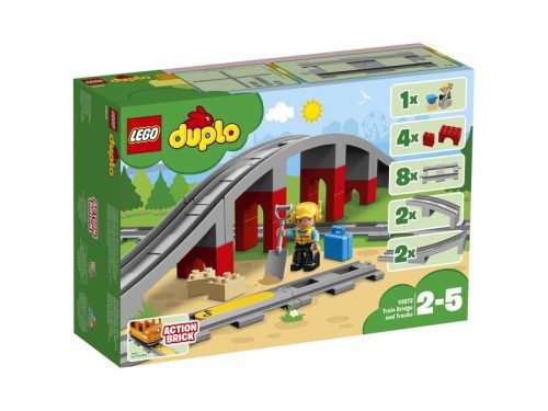 LEGO® DUPLO vasúti híd és sínek 10872