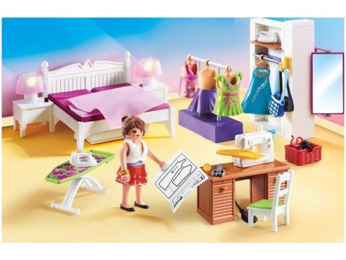 Playmobil Hálószoba varrósarokkal 70208