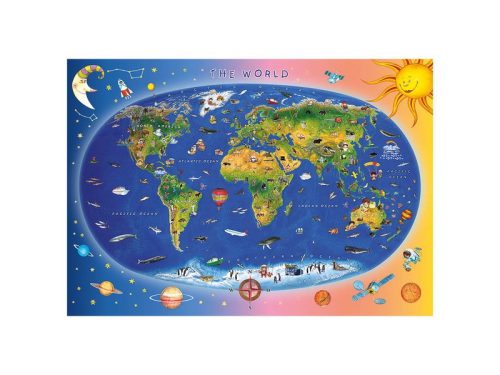 Dino Állatos világtérkép 300 darabos XL puzzle
