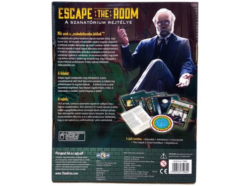 Thinkfun: Escape The Room - A szanatórium rejtélye társasjáték