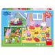 Dino Puzzle 3X55 db - Peppa