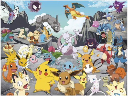 Ravensburger: Puzzle 1500 db - Klasszikus Pokémon