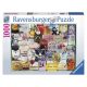 Ravensburger: Puzzle 1000 db - Borcímkék