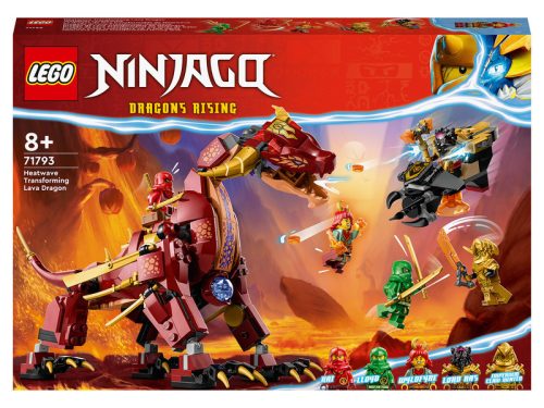 LEGO Ninjago 71793 Hőhullám átalakítható lávasárkány