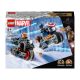 LEGO 76260 Super Heroes Fekete Özvegy és Amerika Kapitány motorkerékpárok