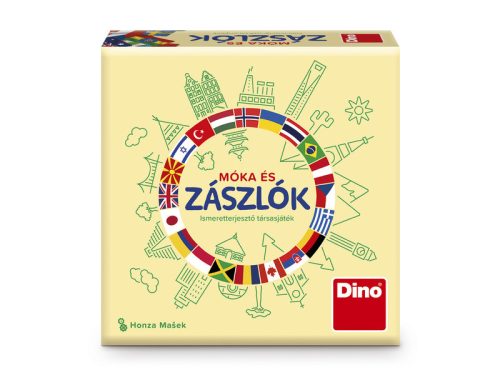 Dino Társasjáték - Móka és zászlók