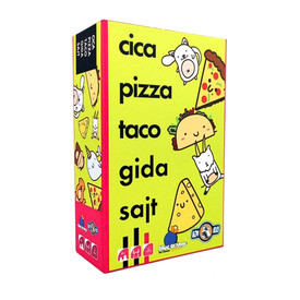 Cica, pizza, taco, gida, sajt - társasajáték