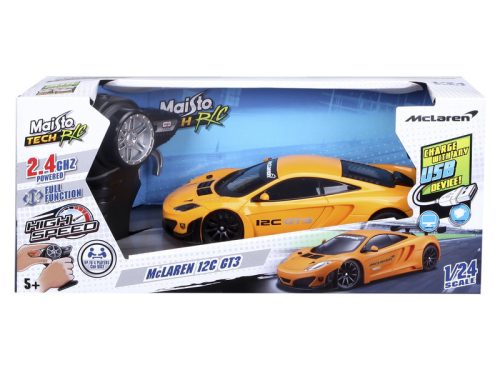 Maisto Tech távirányítós autó - 1/24 McLaren 12C GT3