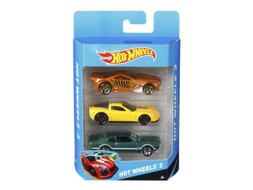 Hot wheels kisautó 3 darabos készlet - többféle