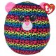 Ty Squish-a-Boos párna alakú plüss figura DOTTY, 30 cm - színes leopárd