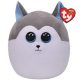 Ty Squish-a-Boos párna alakú plüss figura SLUSH, 30 cm - husky