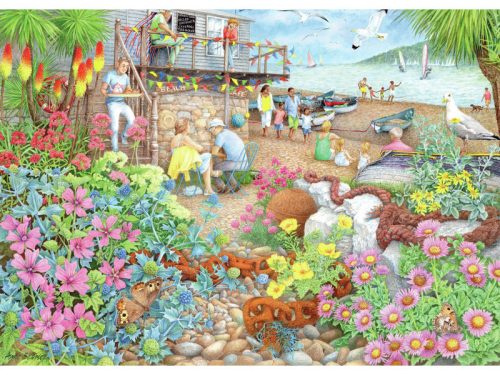 Ravensburger Puzzle 1000 db - Beach Garden Cafe