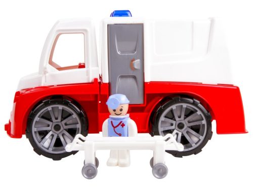 LENA: Műanyag mentő teherautó - 28 cm