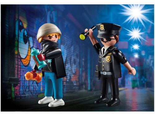 Playmobil Rendőr és graffitis Duo Pack 70822