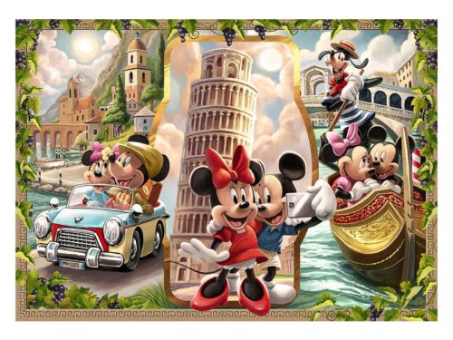 Puzzle 1000 db - Minnie és Mickey vakáción