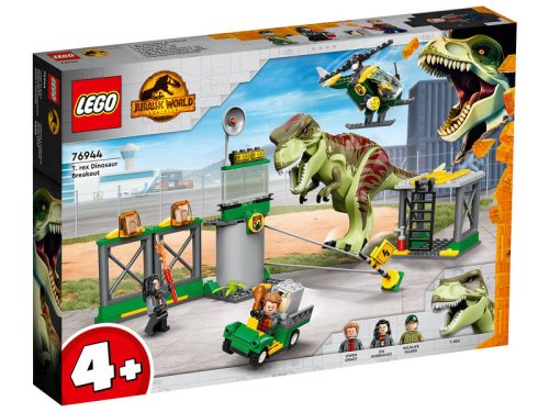 LEGO Jurassic World 76944 T-Rex dinoszaurusz szökés