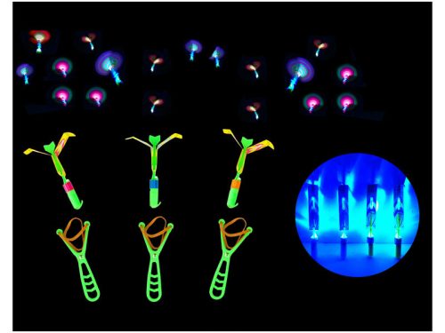 Nyílvessző rakéta LED fénnyel, és sípoló hanggal