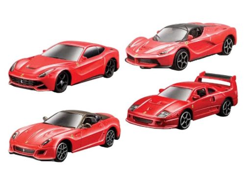 Bburago Ferrari versenyautó 1:64 - többféle