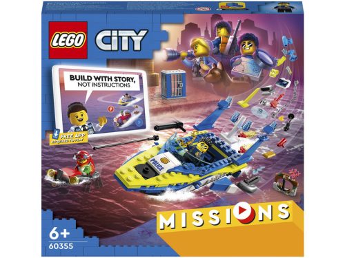 LEGO City Missions 60355 Vízirendőrség nyomozói küldetés