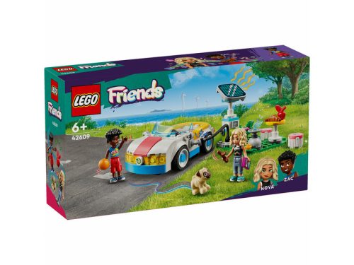 LEGO Friends 42609 Elektromos autó és töltőállomás