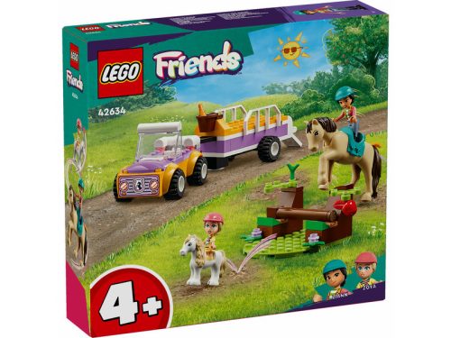 LEGO Friends 42634 Ló- és póniszállító utánfutó