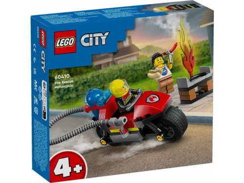 LEGO City Fire 60410 Tűzoltó motorkerékpár