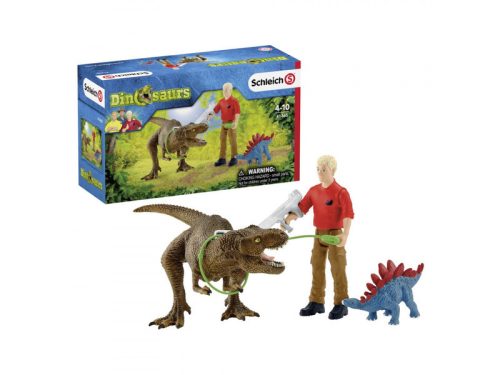 Schleich Tyrannosaurus rex támadás