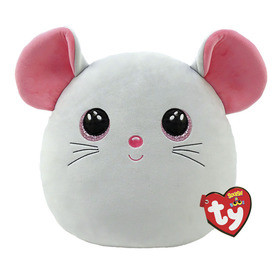 Ty Squishy Beanies párna alakú plüss figura CATNIP, 22 cm - egér