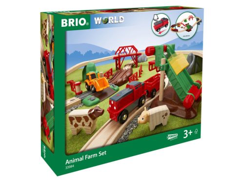 BRIO vonat farm készlet