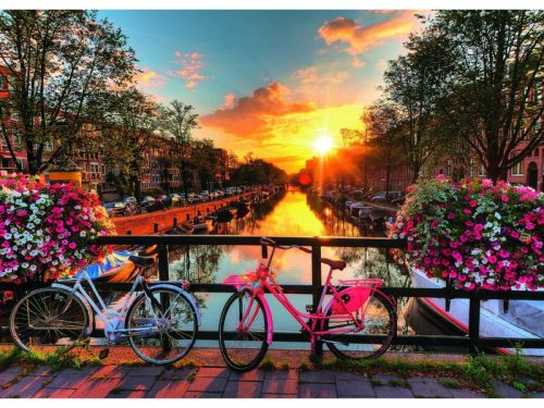 Ravensburger: Amszterdami bicikli túra 1000 darabos puzzle