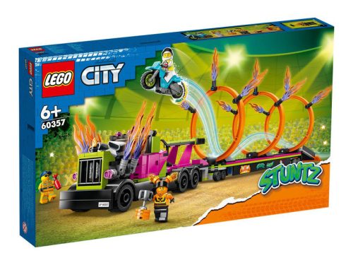 LEGO City 60357 Kaszkadőr járgány és tűzgyűrű kihívás