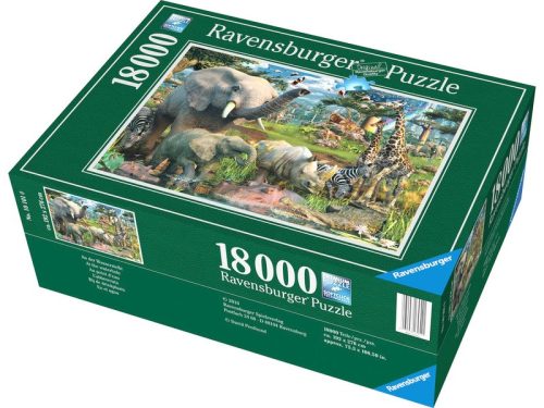 Ravensburger: Puzzle 18000 db - Az itatónál