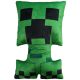 Minecraft Creeper formapárna, díszpárna 27x40 cm Velúr