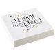 Happy New Year Golden Wishes szalvéta 20 db-os 33x33 cm