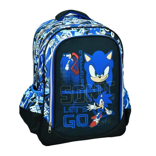 Sonic a sündisznó Go Fast iskolatáska, táska 46 cm