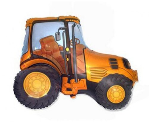 Tractor Orange, Traktor fólia lufi 36 cm (WP)