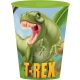 Dinoszaurusz T-Rex pohár, műanyag 260 ml